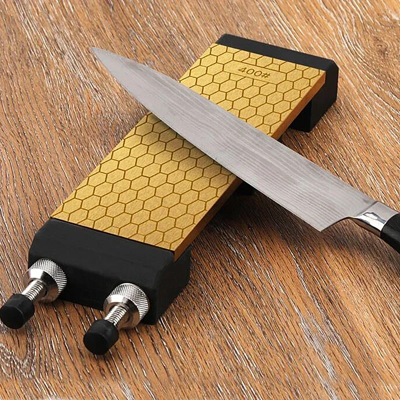 Diamond slab 200 400 1000 1200double side grit diamond knife sharpener sharpeing stone kitchen tools honing blade coarse sharpen