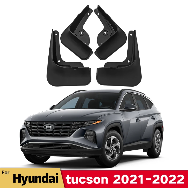 

Car Fender Mud Flaps Fit For Hyundai Tucson NX4 2021 2022 Splash Guards MudFlaps Front Rear Mudguards Auto Accessories