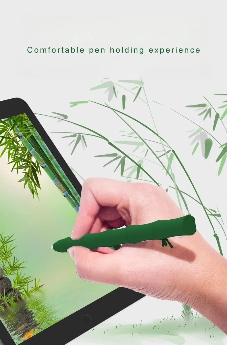Federmäppchen für Apple Pencil Pro und Pencil 2. und 1. Generation, Tablet-Stylus-Schutzhülle, weiches Silikon, stoßfest – Detail 2