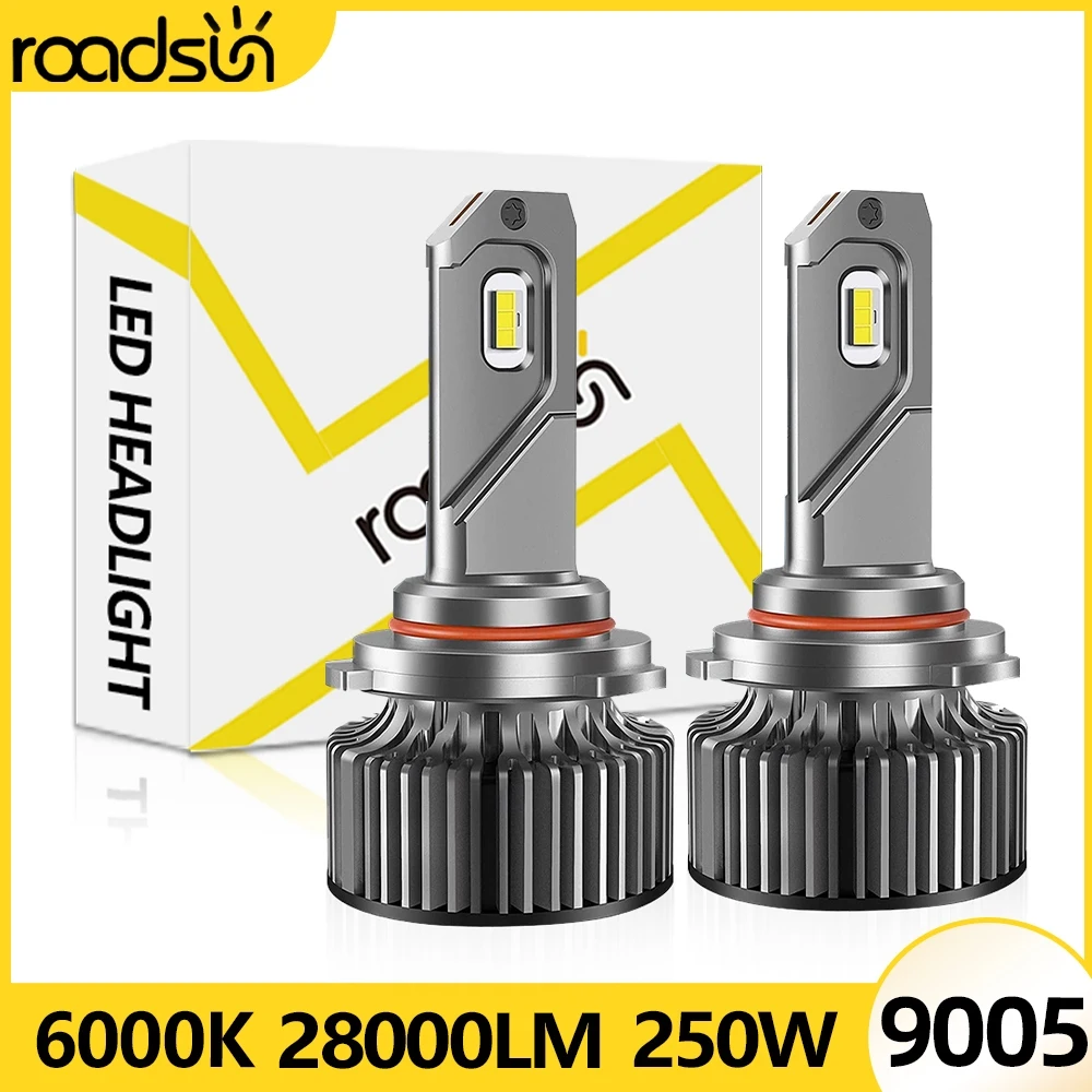 2 шт., лампы для передних фар 9005 HB3 H10 250 лм 3570 Вт