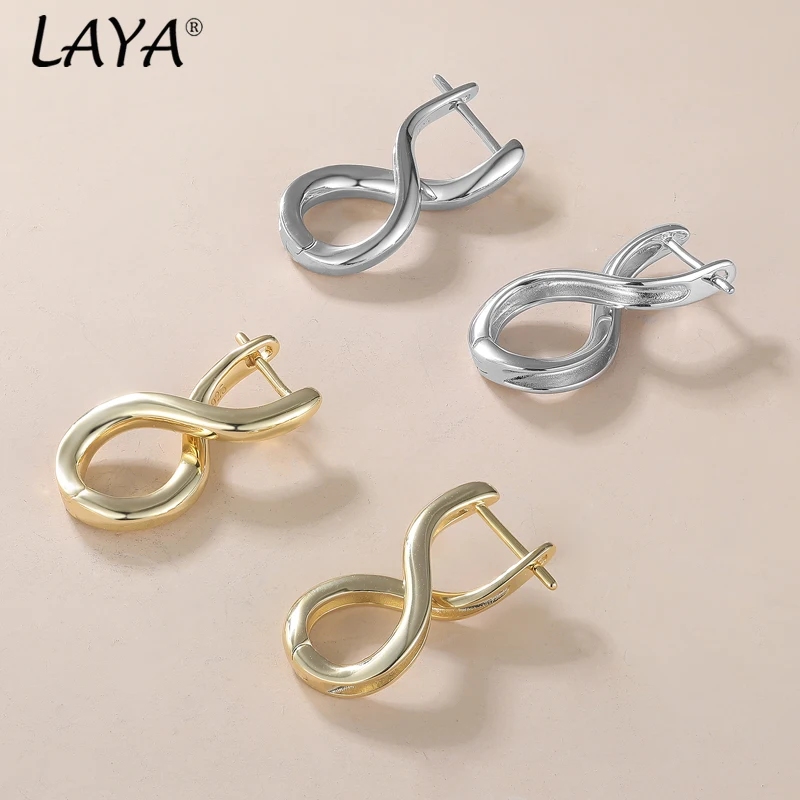 

Новые серьги LAYA 2026 года для женщин: изящный дизайн с нитевидным узором, простые серебряные, креативные, 100% стерлинговое серебро 925 пробы, серьги-гвоздики, изысканные ювелирные изделия