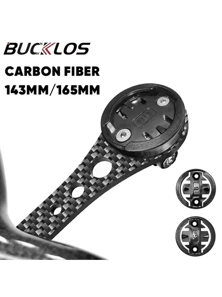 AliExpress BUCKLOS Bicycle Computer Mount Holder Carbon Fiber Bike Stem Extension Support Holder for Garmin/Brytonno Cycling Light Stand