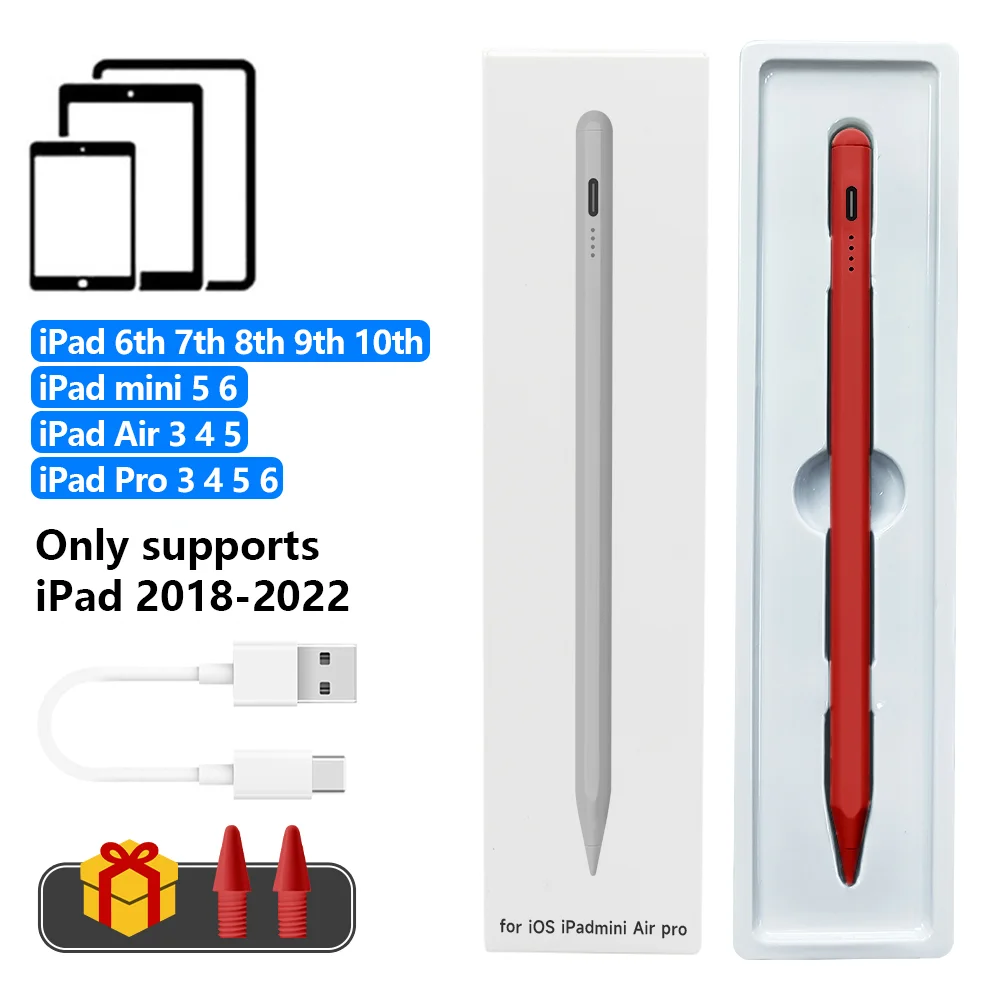 For iPad Pencil Palm Rejection Stylus Apple Pencil Pen For iPad