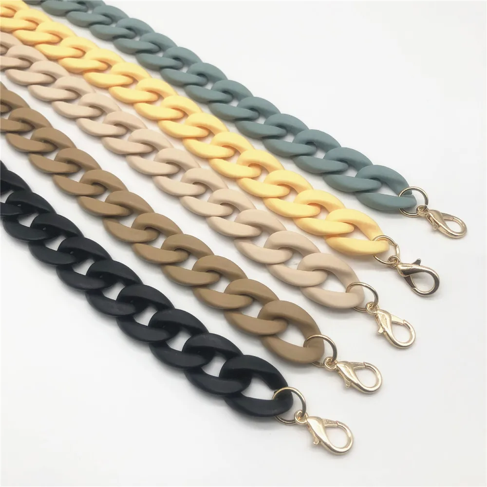 Hot New Acrylic Bag Purse Chain Replaceable Handbag Bag Straps Detachable DIY Shoulder Bag Accessories for Women Girls