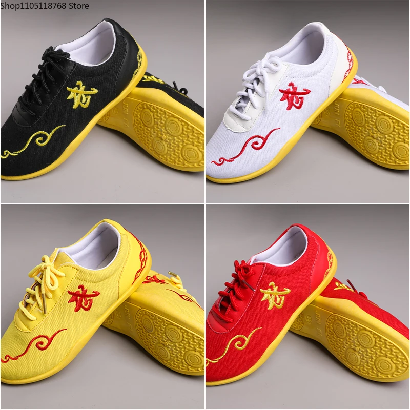 أحذية فنون الدفاع عن النفس أحذية تاي تشي قابلة للتنفس أحذية الووشو الصينية التقليدية للكبار أحذية رياضية للتدريب في الهواء الطلق