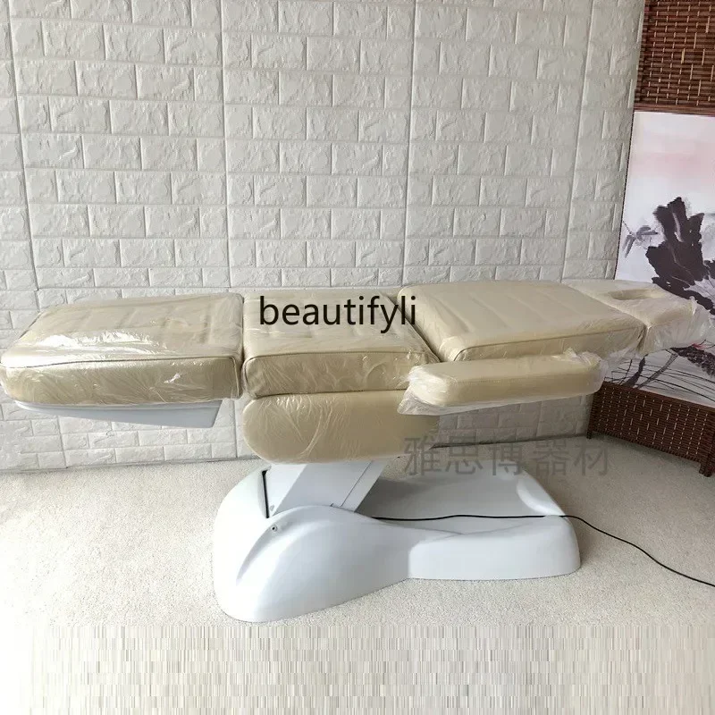 

01 Reinforcement Automatic Electric Adjustment Lift Beauty Care Bed Tattoo Tattoo Embroidery Medical Bed