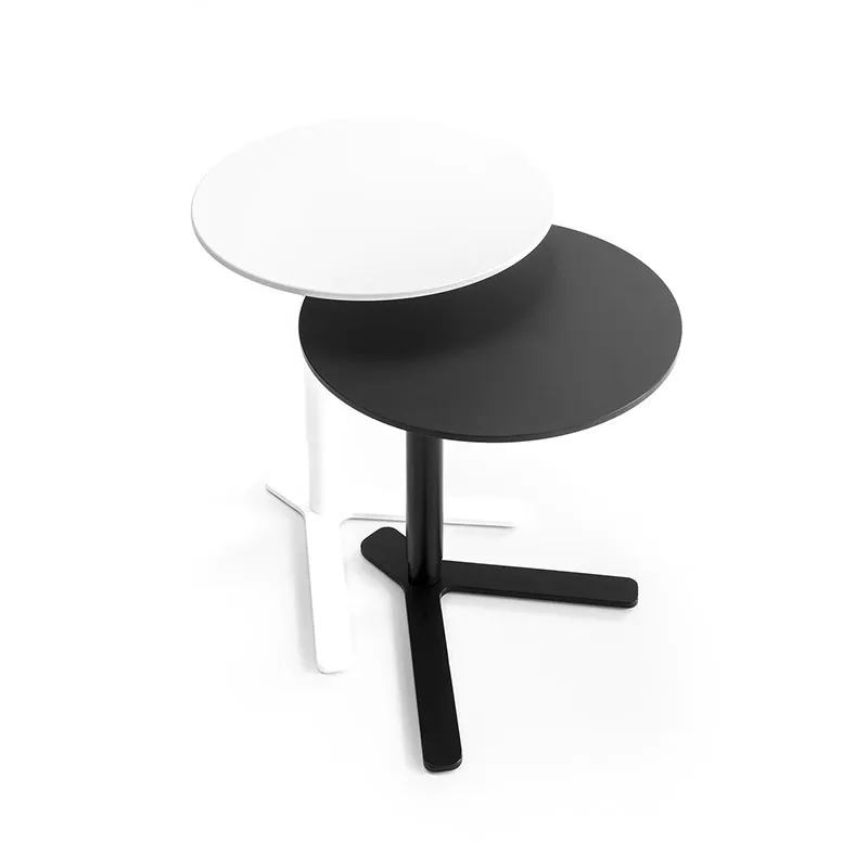 Small Iron Side Table Small Round Coffee Shop Milk Tea Dessert Shop Tables Corner Cabinet