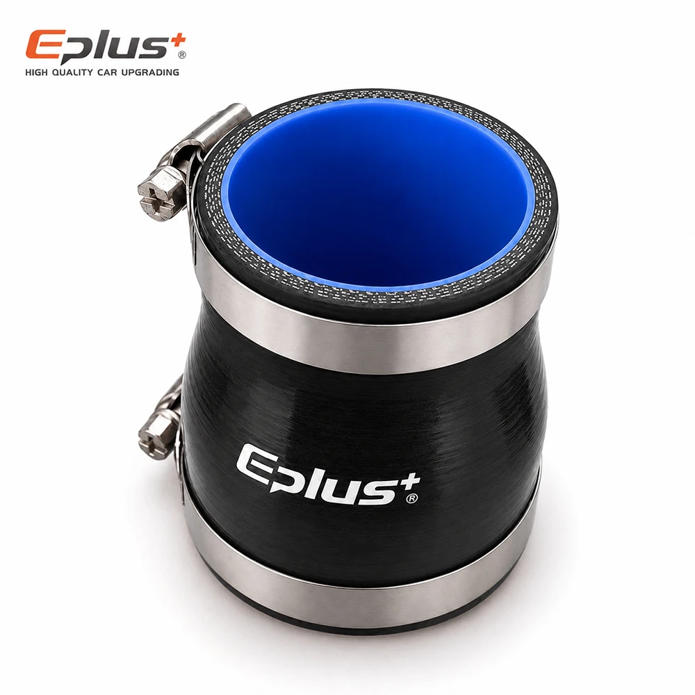 Black Silicone Coupler Car Radiator Intake Hose Turbo Intercooler Reducer Connector Universal Silica Gel Tube Straight Adapter