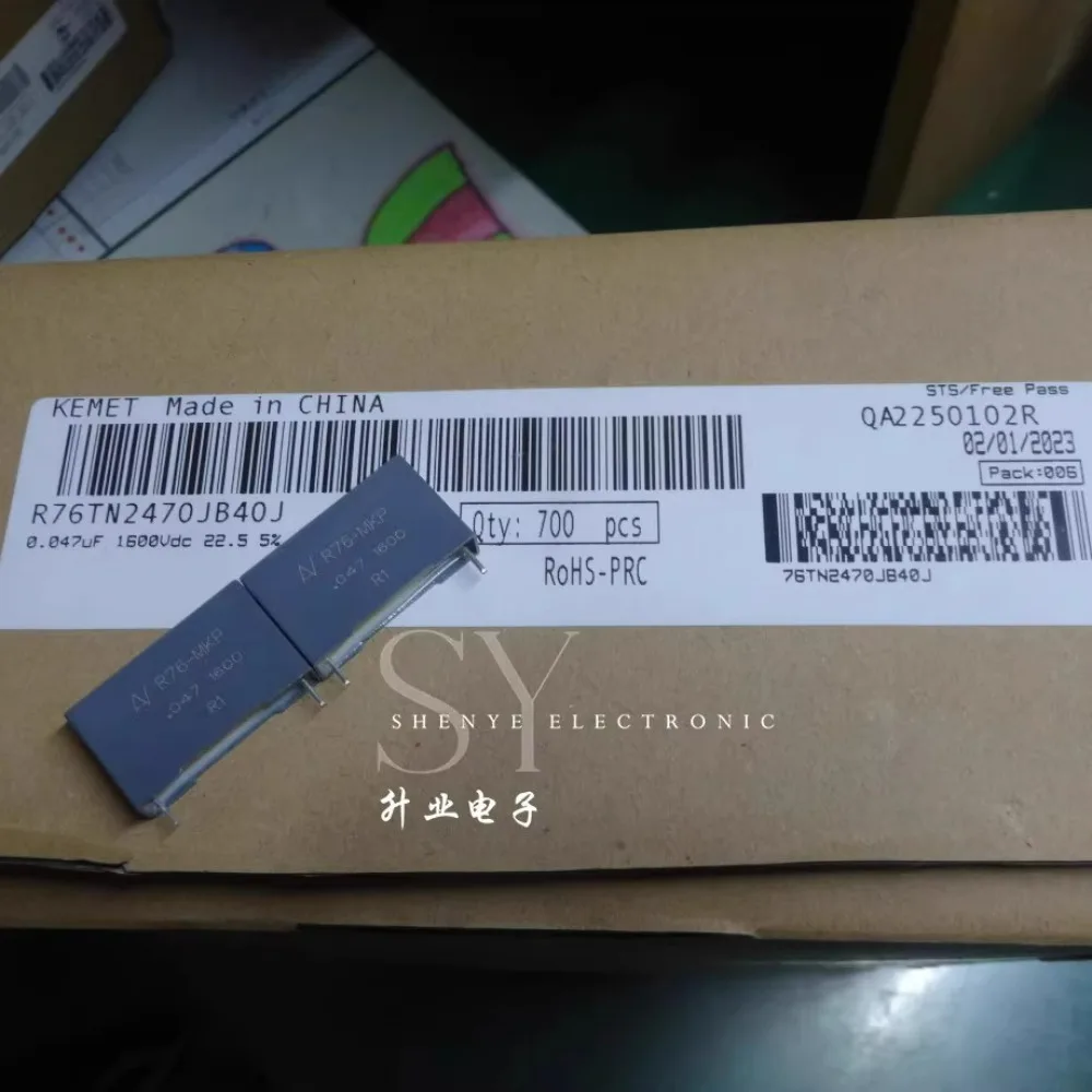 

5PCS AV R76 0.047uf/1600V 47nf 473 Brand-new 22mm film capacitor R76TN2470JB40J