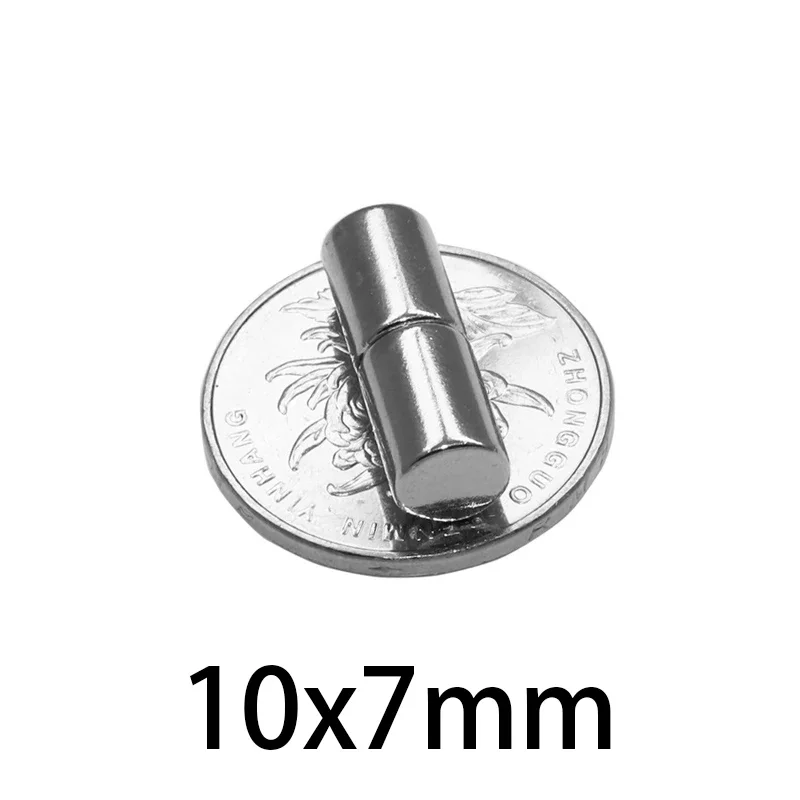 10X7mm Round Neodymium Magnets 10x7mm N35 Small Magnets Disc 10mm*7mm Strong Cylinder Rare Earth Magnetic 10*7mm