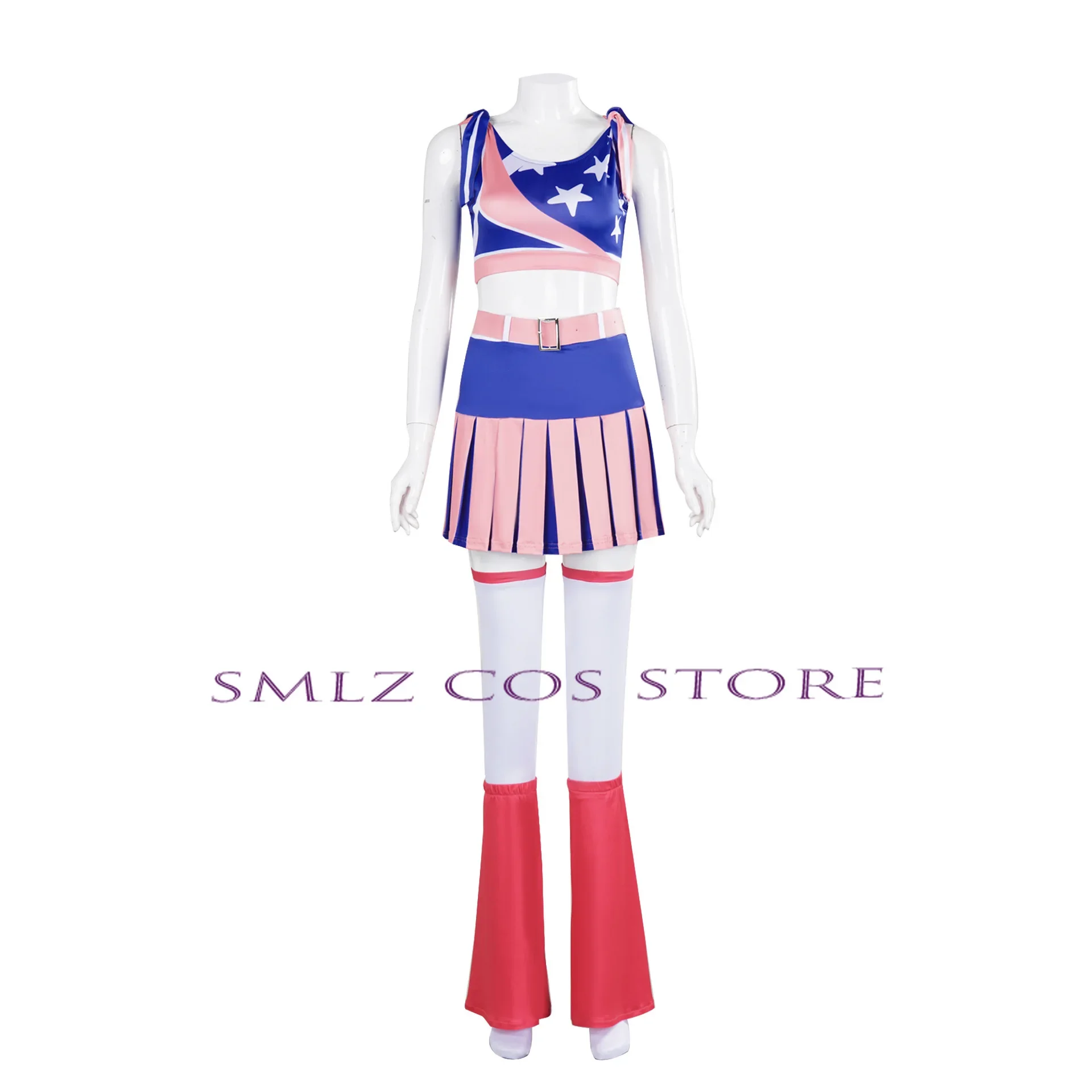 Lollipop Chainsaw Cosplay Anime Juliet Starling Cosplay Costume Cheerleaders Sexy Outfit Suit Halloween Party 2 colors Clothing