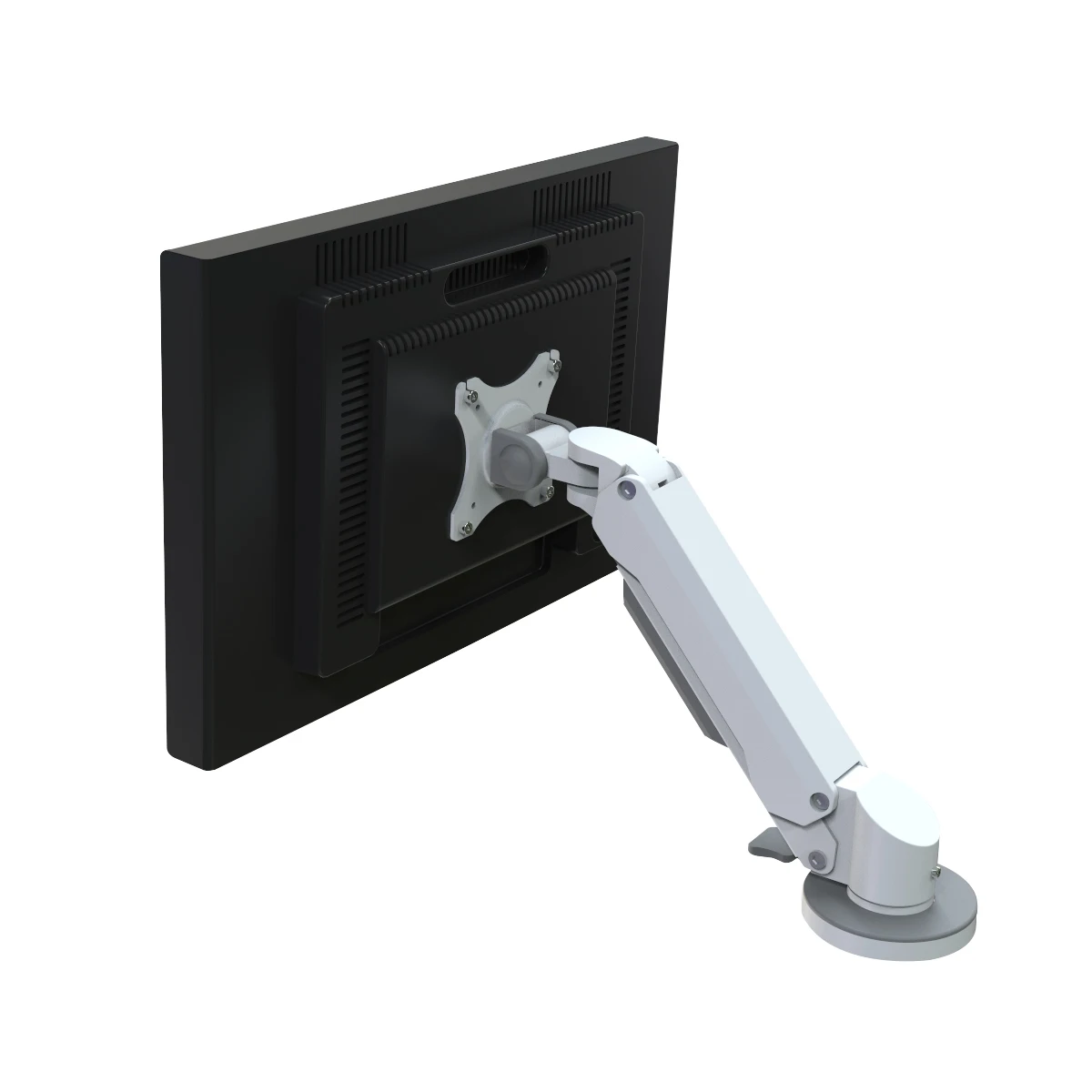 T8-GA02-Z Tablet PC Stand Computer Screen Holder Aluminum Gas Spring Monitor Arm Ergonomic 32-Inch