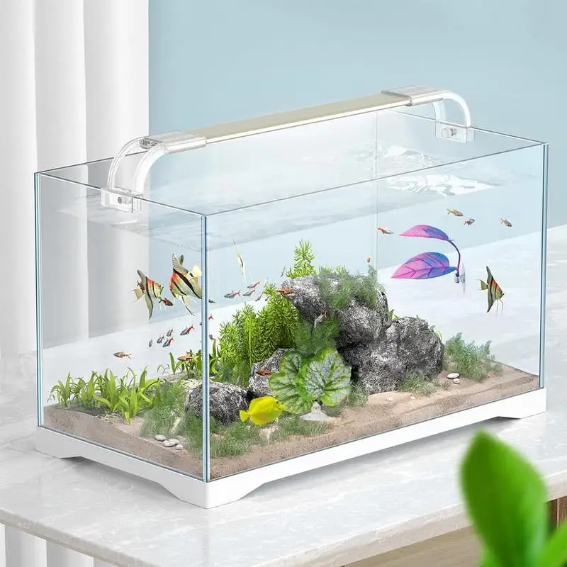 Betta Leaves Simulated Aquarium Decorations Betta Bed Fish Leaves Vivid Suction Cup Mounted Betta Fish Aquarium Plants Tank