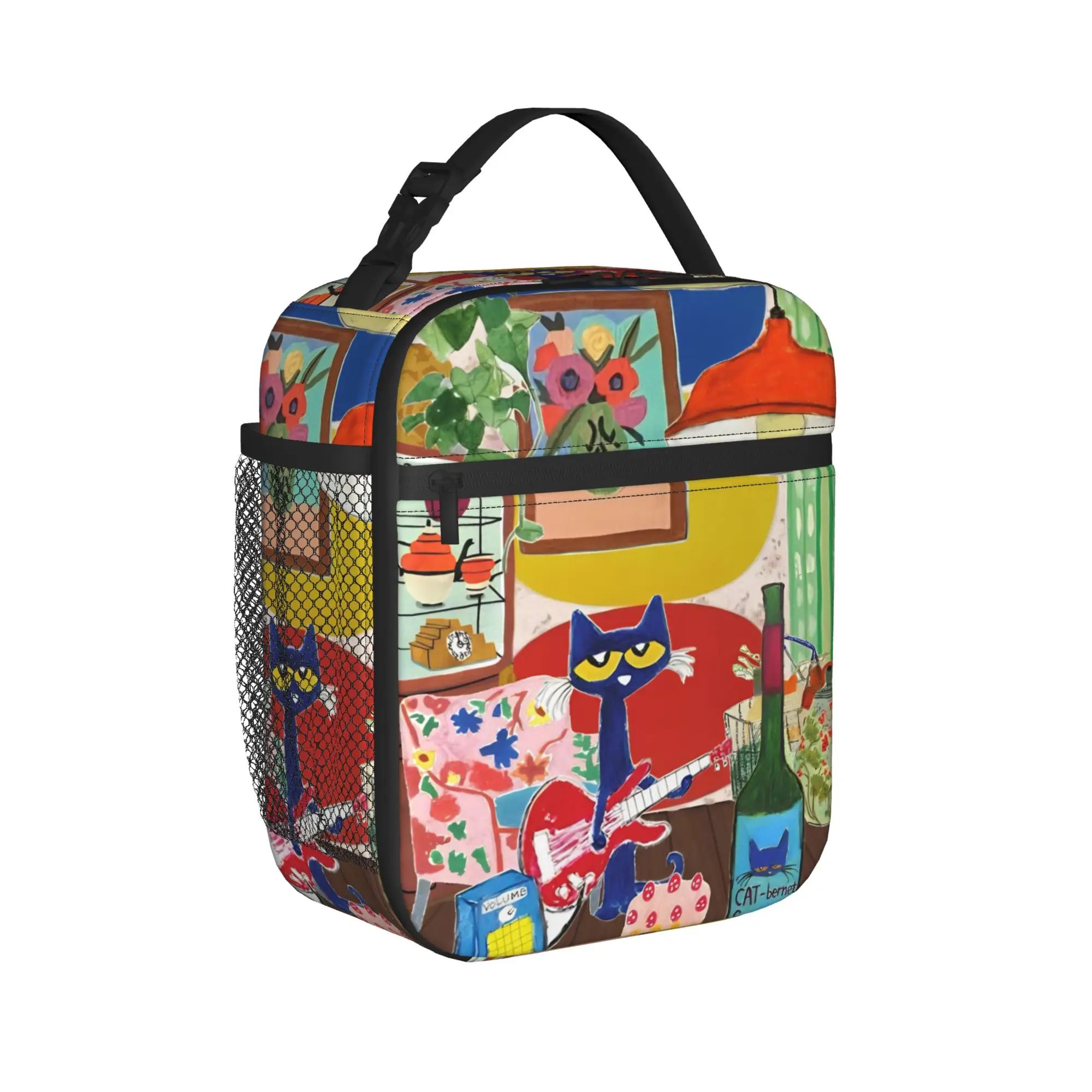 Insulated Lunch Boxes Pete The Cat Accessories  Lunch Food Box New Arrival Thermal Cooler Lunch Box For Work