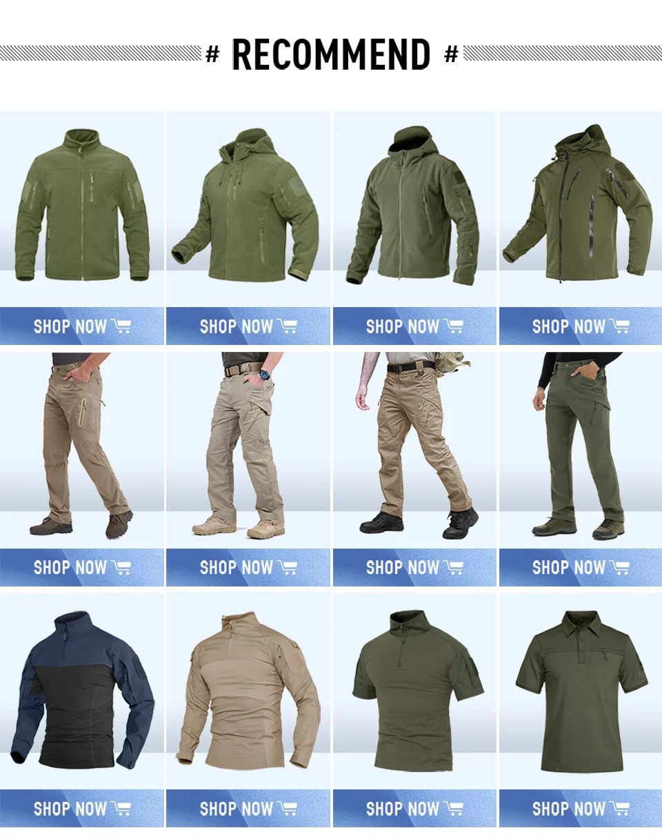 TACVASEN Uomo Giacca Militare Invernale Jacket Casual Interno in Pile Caldo collo in Piedi, Nero