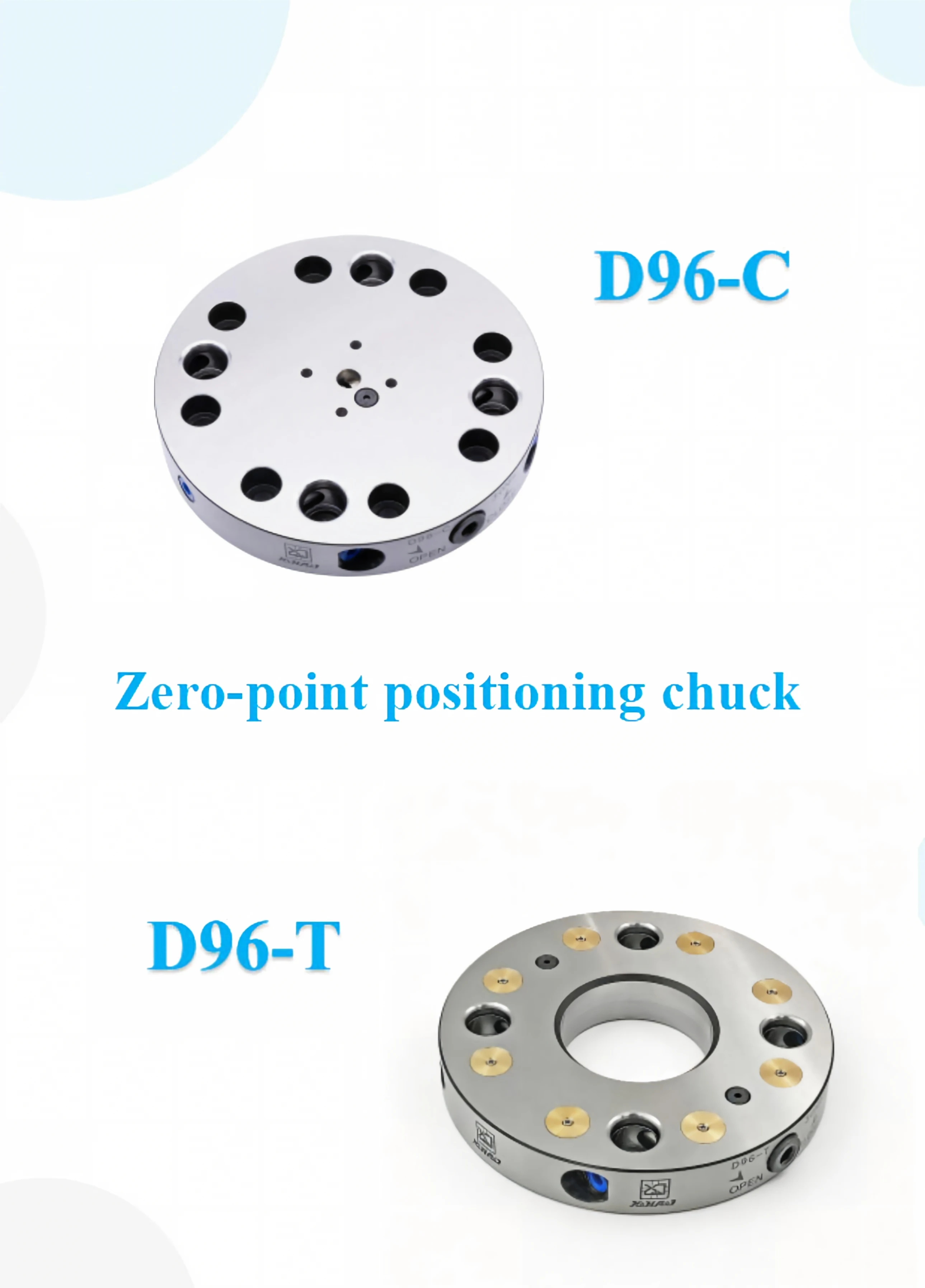 CNC XinDian 96mm Precision Manual Chuck Machine Tool Accessory for Stable Clamping