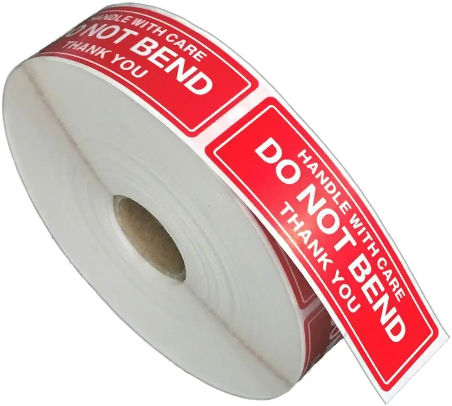 

1x3 Inch Handle with Care Labels for USPS Envelope, 1000 Stickers Per Roll