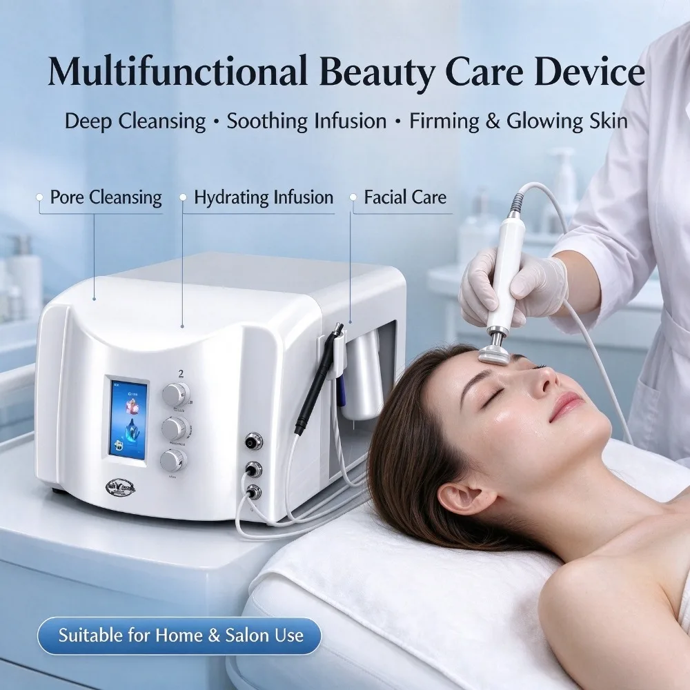 SPA9.0 The Professional Dual Function Crystal Diamond Vacuum Facial Cleaning Machine with Adjustable Suction and Fluid Control