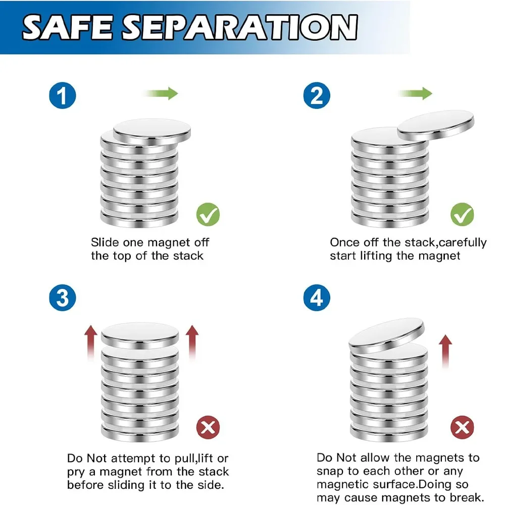  Super Strong Round Magnet Neodymium Magnet Powerful Magnets N35 small Permanent Magnetic imanes NdfeB Refrigerator Magnet