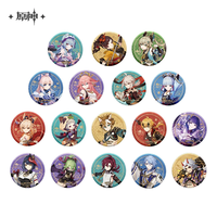 Sunsyea Genshin Impact Official Merch miHoYo Original Authentic Inazuma Series Badge Kazuha Raiden Shogun Ayaka Ayato Kokomi