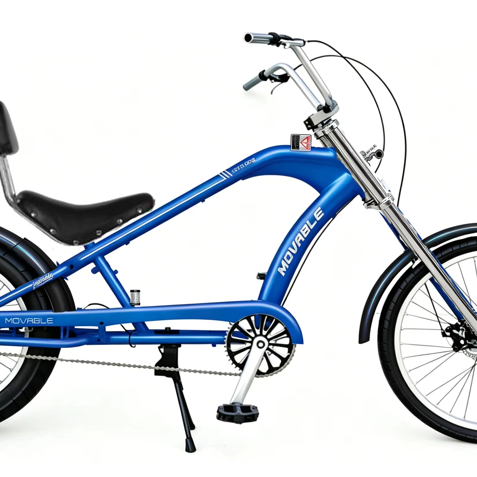 24 Fat Tire Chopper Electric Bike for Adults   Disc Brakes Street Legal Retro Cruiser Electric Motorcycle E-Bike