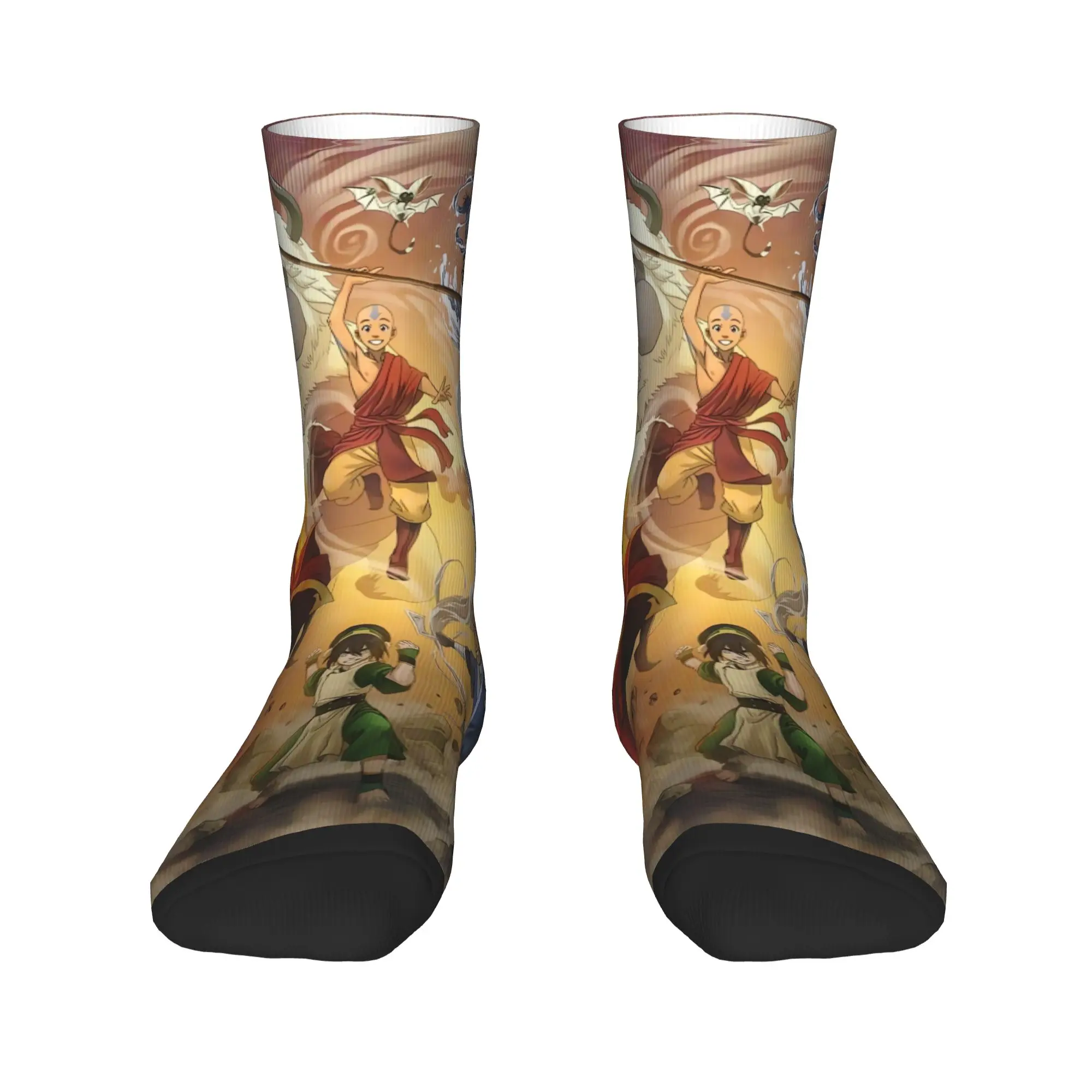 Adults Men Socks Ancient Element World  Stockings Winter Modern Warm Soft Socks Graphic Skateboard Non Slip Socks