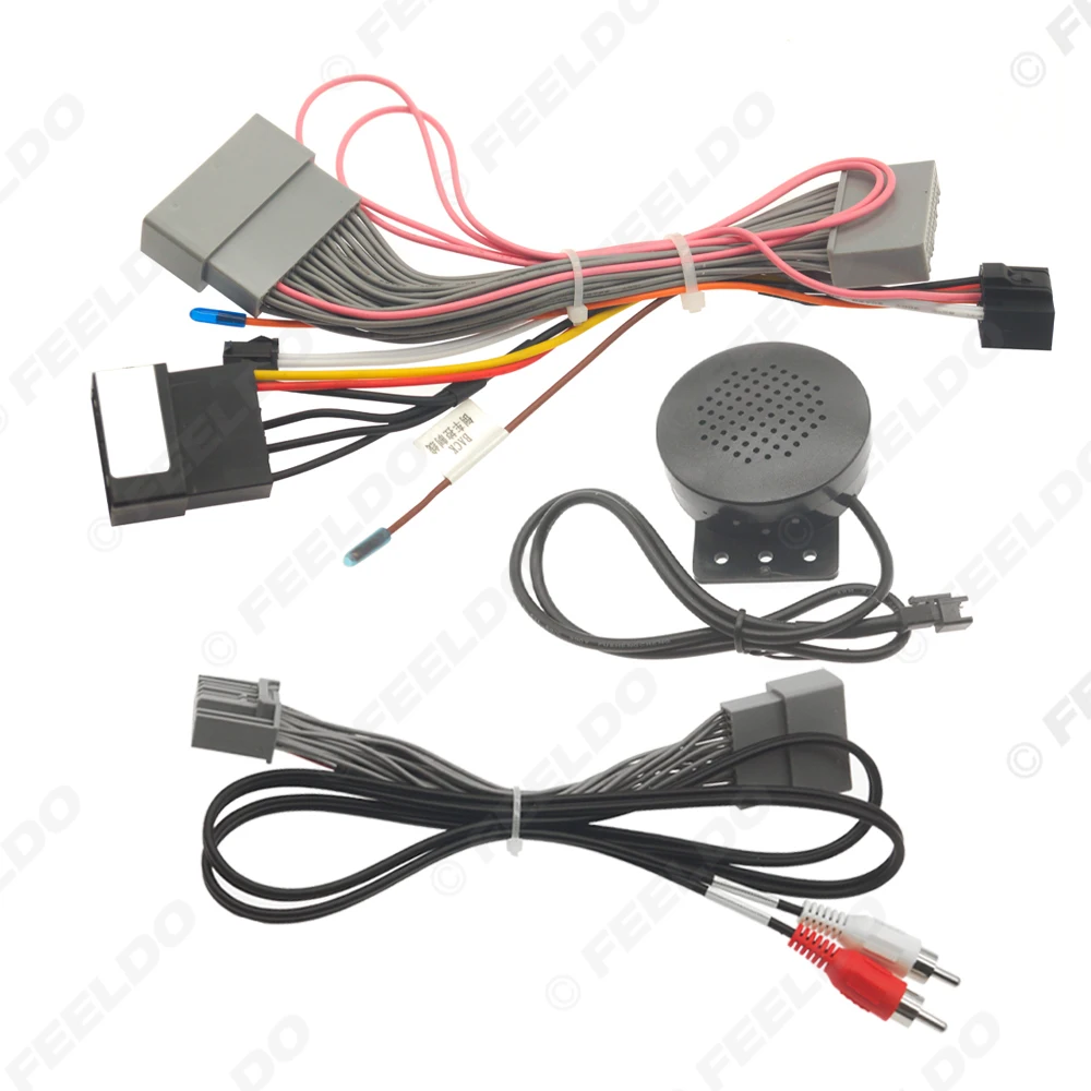 

FEELDO Car 16pin Power Cord Wiring Harness Adapter For Honda Acura (09-13) Installation Head Unit Cable With Speaker
