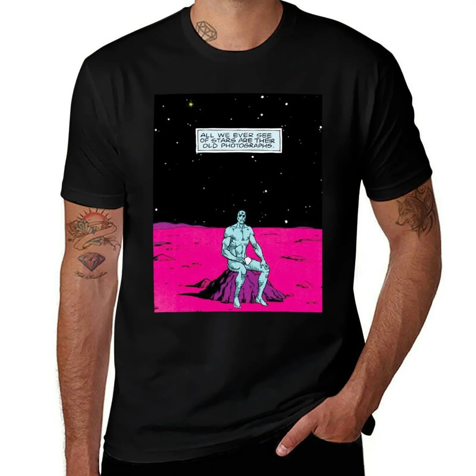 

Old Stars (Dr Manhattan) T-Shirt essential t shirt anime t shirts oversize T-Shirt