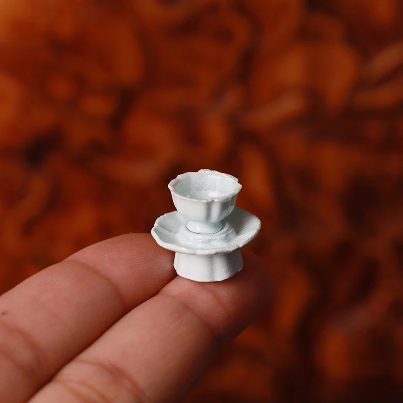 Domek dla lalek Mini chiński starożytny zestaw do herbaty z epoki Song, replika ręcznie robionego czajnika i filiżanki