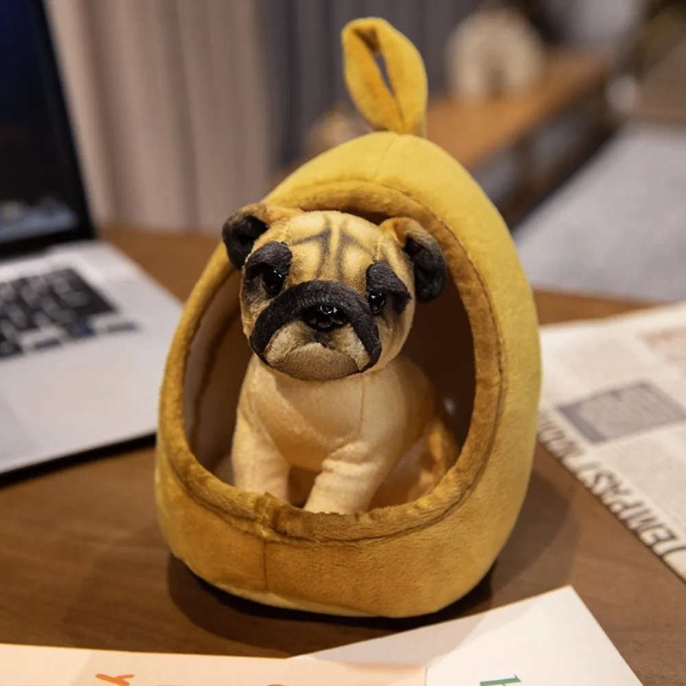 

Мягкая плюшевая игрушка для собак с декором комнаты в домике для собак, мягкая кукла, съемное плюшевое гнездо для собаки, детский подарок на день рождения