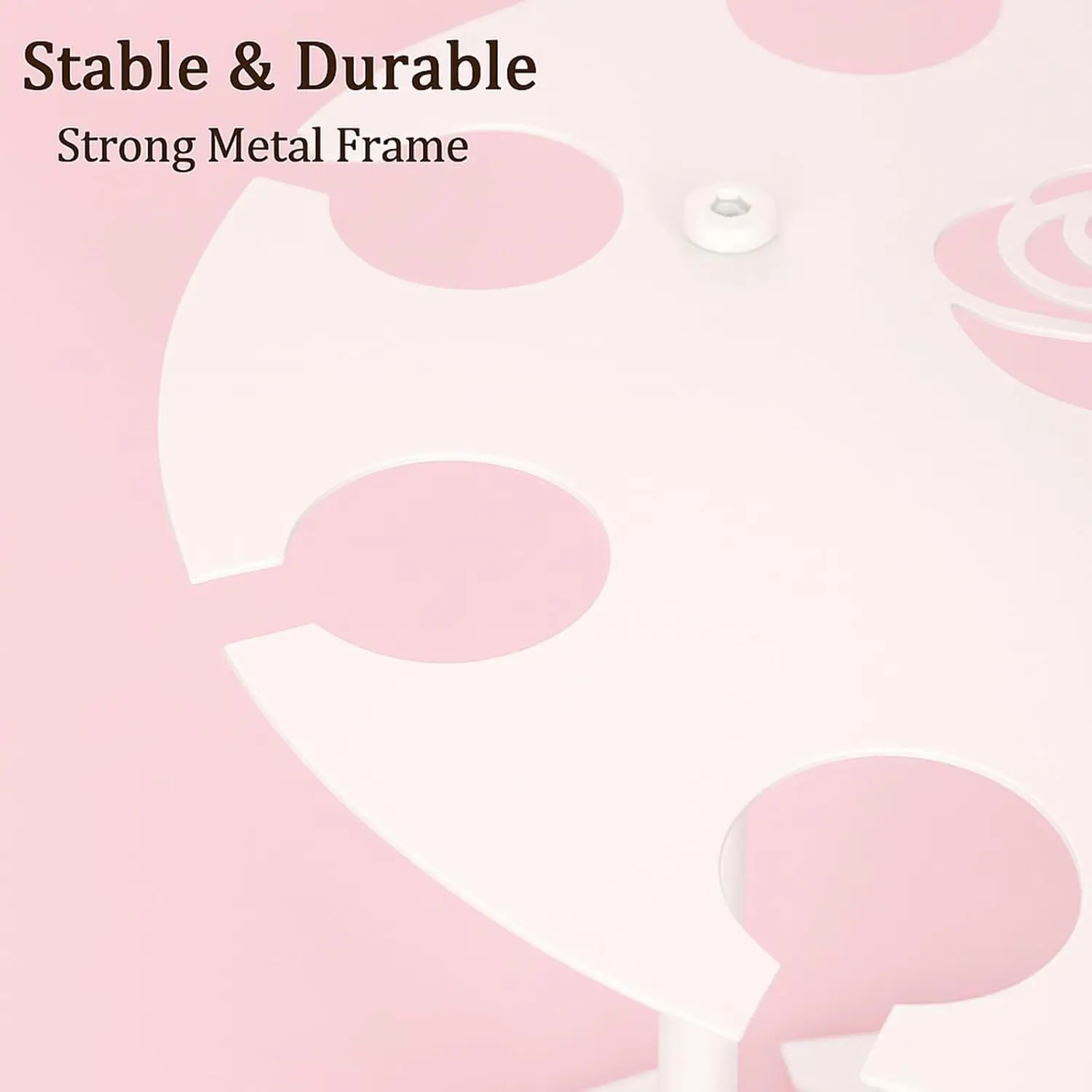 حامل فلوت شامبانيا من 3 طبقات، عرض حفلات أبيض لحفلات الزفاف والمناسبات، يحمل 32 كوبًا #6