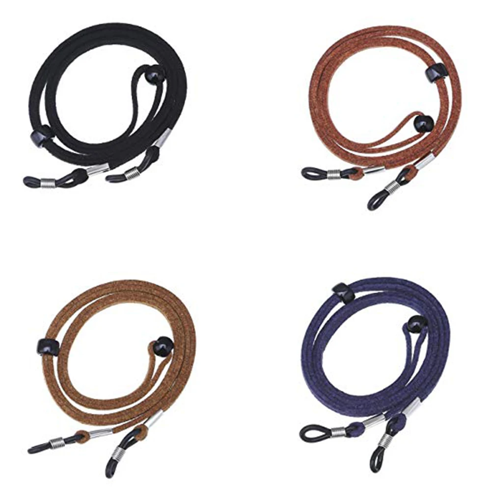 

4pcs Non-slip Eyeglasses Cord Holder Strap Eyewear Retainer Lanyard Safrty Adjustable Durable Glasses String For Sports Running