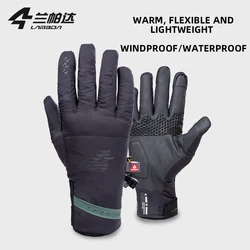 LAMEDA autumn  winter shock absorption, windproof, cold proof, and warm riding gloves for men and women mountain road bicycles