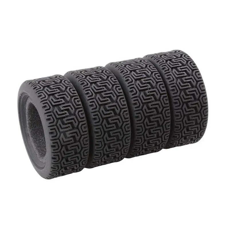 4 Pz 70 Millimetri 1/10 RC Fuoristrada Buggy Auto Pneumatici In Gomma Pneumatici Ruota Anteriore Per Tamiya TT01 TT02 XV01 LC RACING PTG-2 HSP HPI