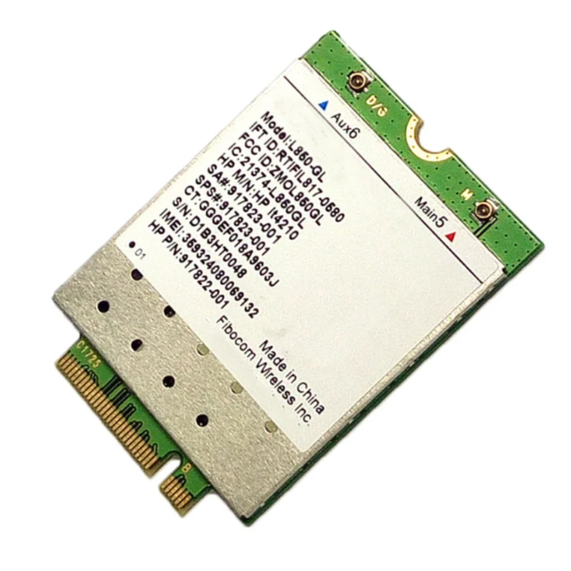 B24B 2X L850-GL LT4210 FDD-LTE TDD-LTE Scheda 4G Modulo 4G SPS, 917823-001 Per Notebook 430 440 450 G5