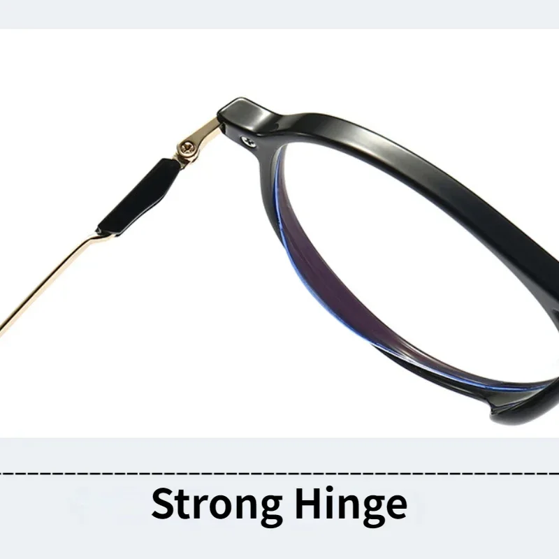 Reading Glasses for Men Fashion Large Frame Computer Finished Glasses Women Blue Light Blocking Farsighted Eyewear +100 To +400 image 5