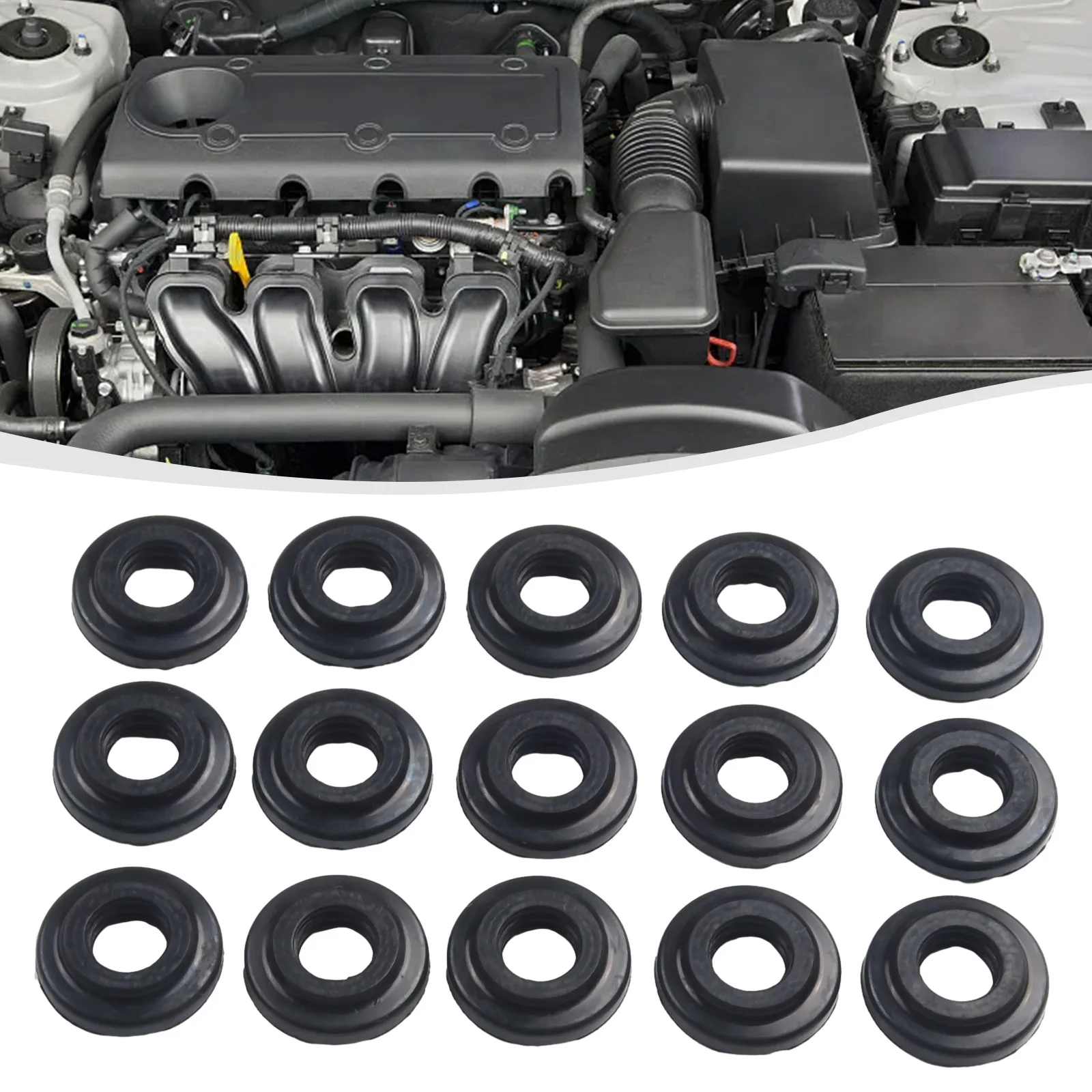 Gasket Kit of 15 Pieces Specifically Designed to Fit Multiple Engines on Different Vehicle Types Including Select Series