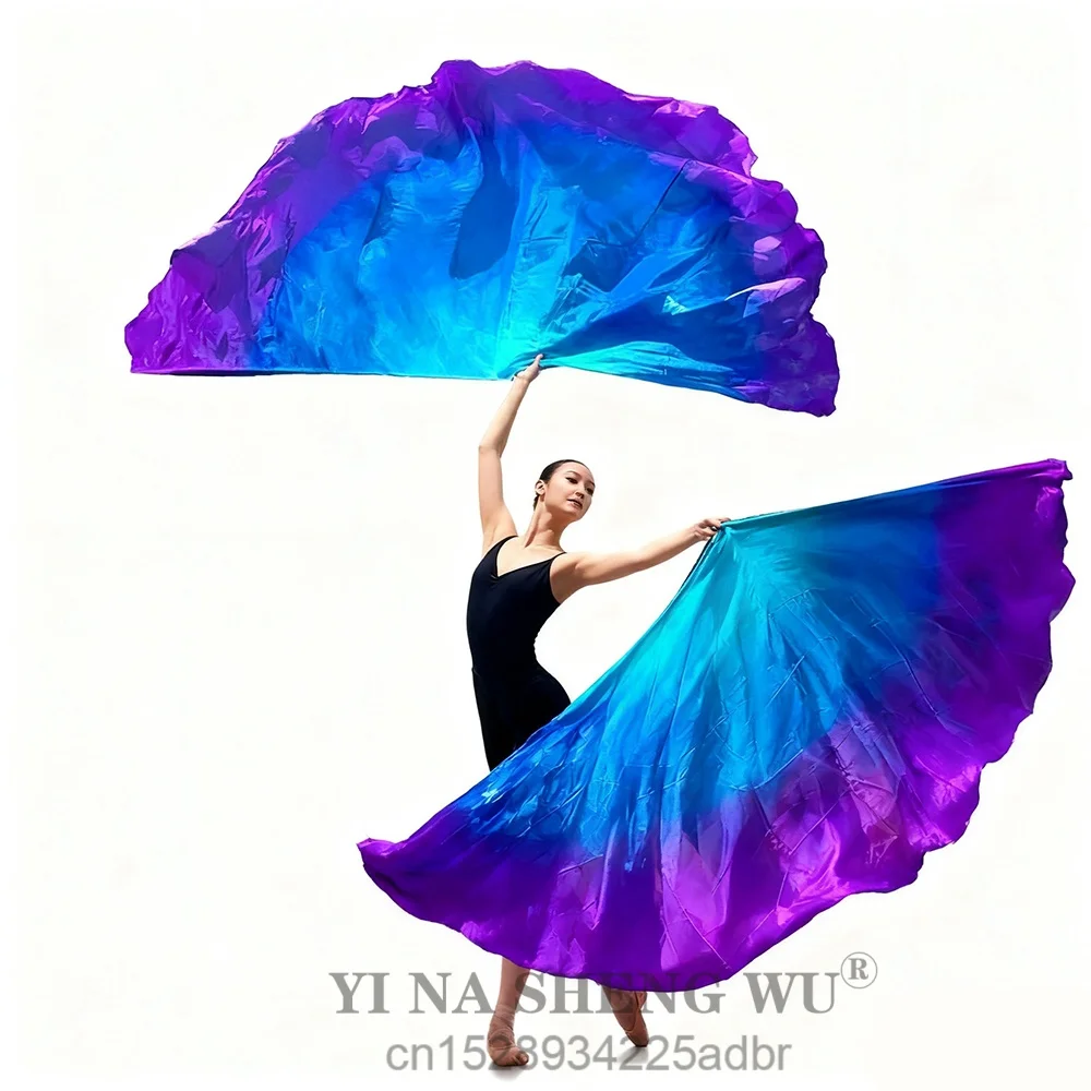 

Worship Flags with Rods Spinning Silk Veil Flag Scarf Ribbon Play 100% Silk Scarf for Belly Dance Outdoor Flags for Dance