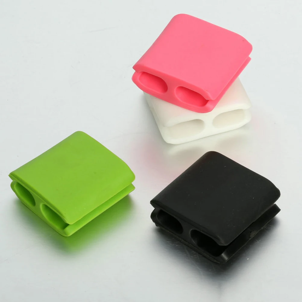 

4PCS Cookie Organizer Cable Cord Management TPR Cable Organizer Durable Mini Cellphone USB Computer Cables Management