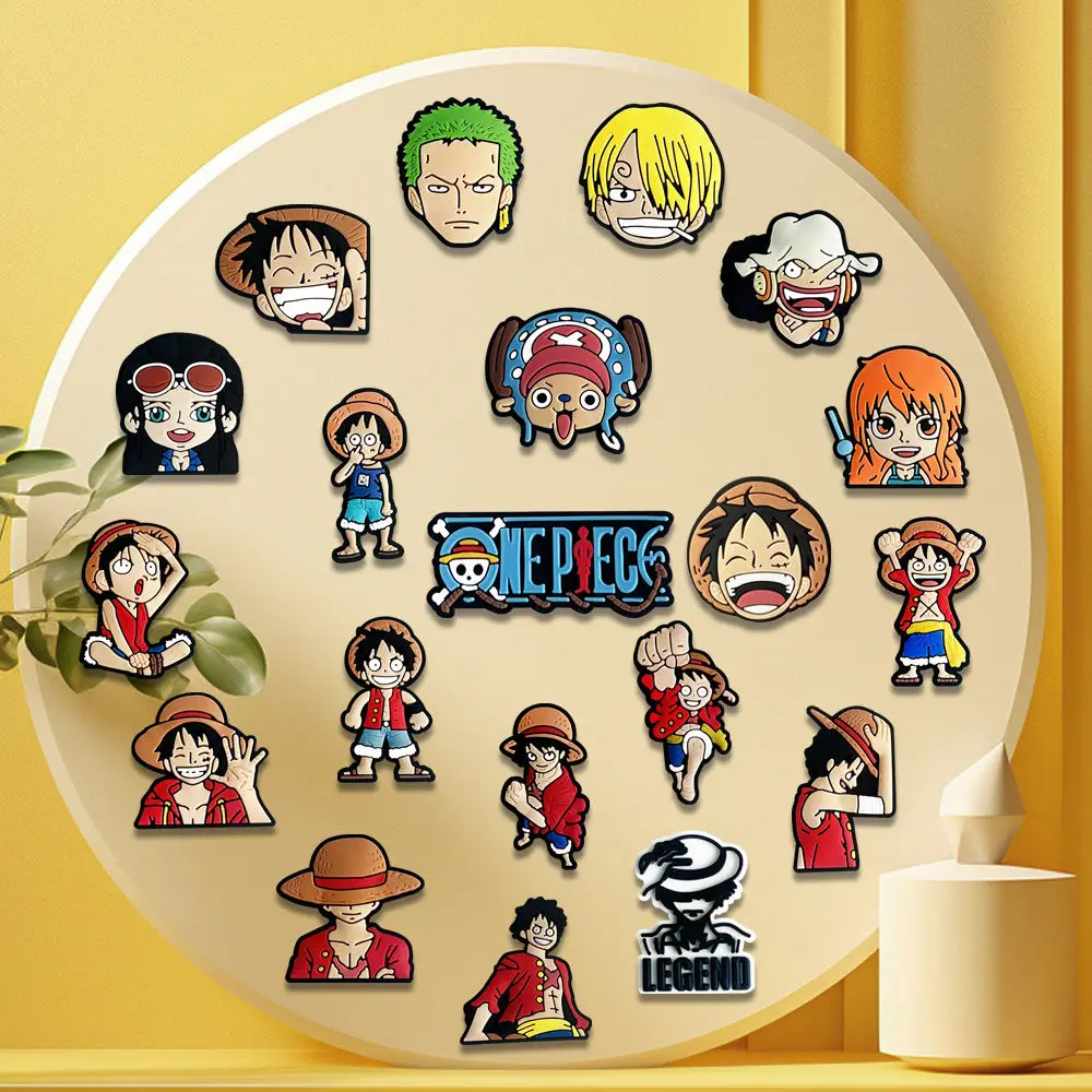 one piece Crocs diy accessories removable Zoro decorative buckle Luffy accessories shoe flowers anime accessories anime