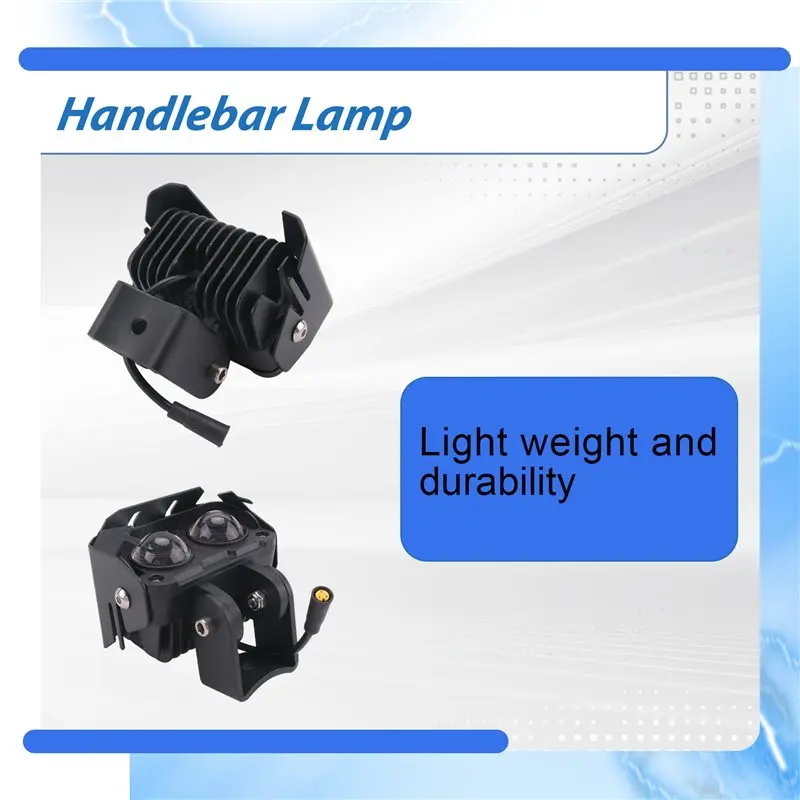 NEW HOT In Stock-For Kugoo Kukirin G3 PRO Headlight Electric Scooter Handlebar Lamp Head Front LED Light Replacement Accessories