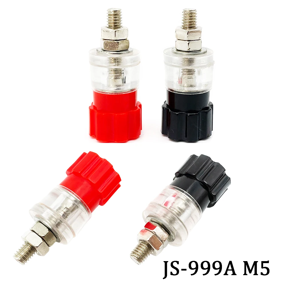 JS-999A ملزمة آخر الموز تجعيد محطة ، التوصيل المقبس موصل ، M5 زهر البرقوق موصل ، 4 مللي متر ، 1 قطعة ، 2 قطعة ، 5 قطعة ، 10 قطعة