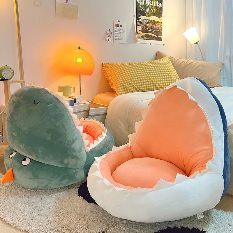 Floor cushion lazy sofa small seat ottoman tatami pouf for living room floor soft baby seat pad kids' reading area