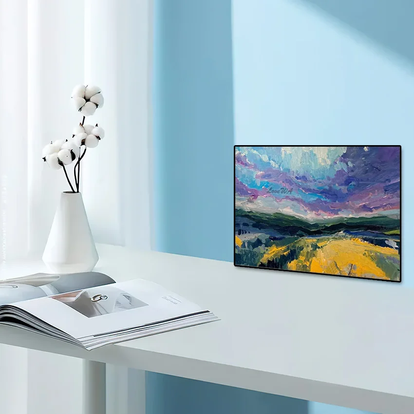 جدار ديكور فني للمطاعم، عمل فني لغرفة النوم الحديثة، بدون إطار، صورة تجريدية من الأكريليك، لوحات زيتية من قماش الكتان