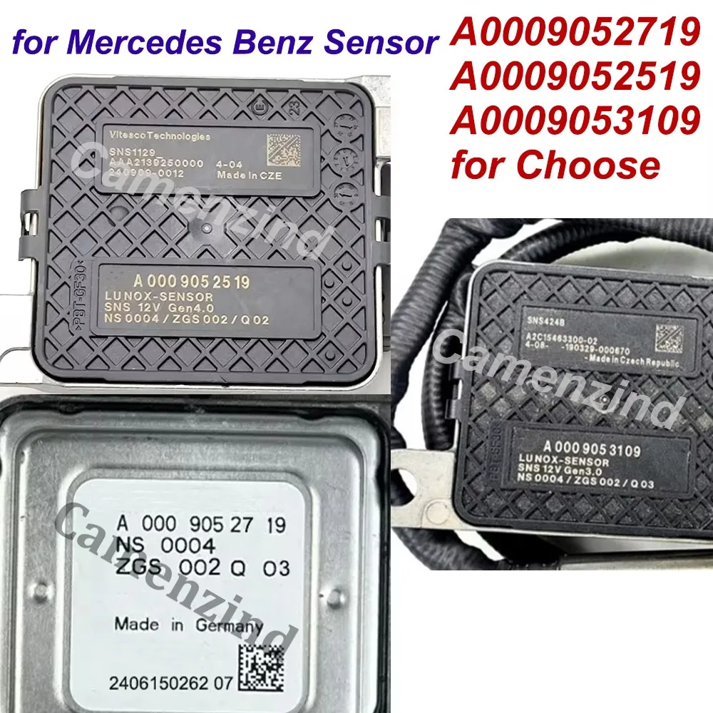 

For Mercedes Benz A0009052719 A0009052519 A0009053109 New Nitrogen Oxides Sensor, 3 Models for Choose