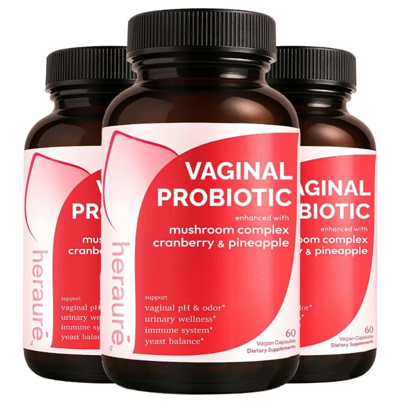 

60pcs Women's Vaginal Probiotic Capsules - Balances PH, Supports Digestive, Vaginal and Immune Health, Reduce Odor