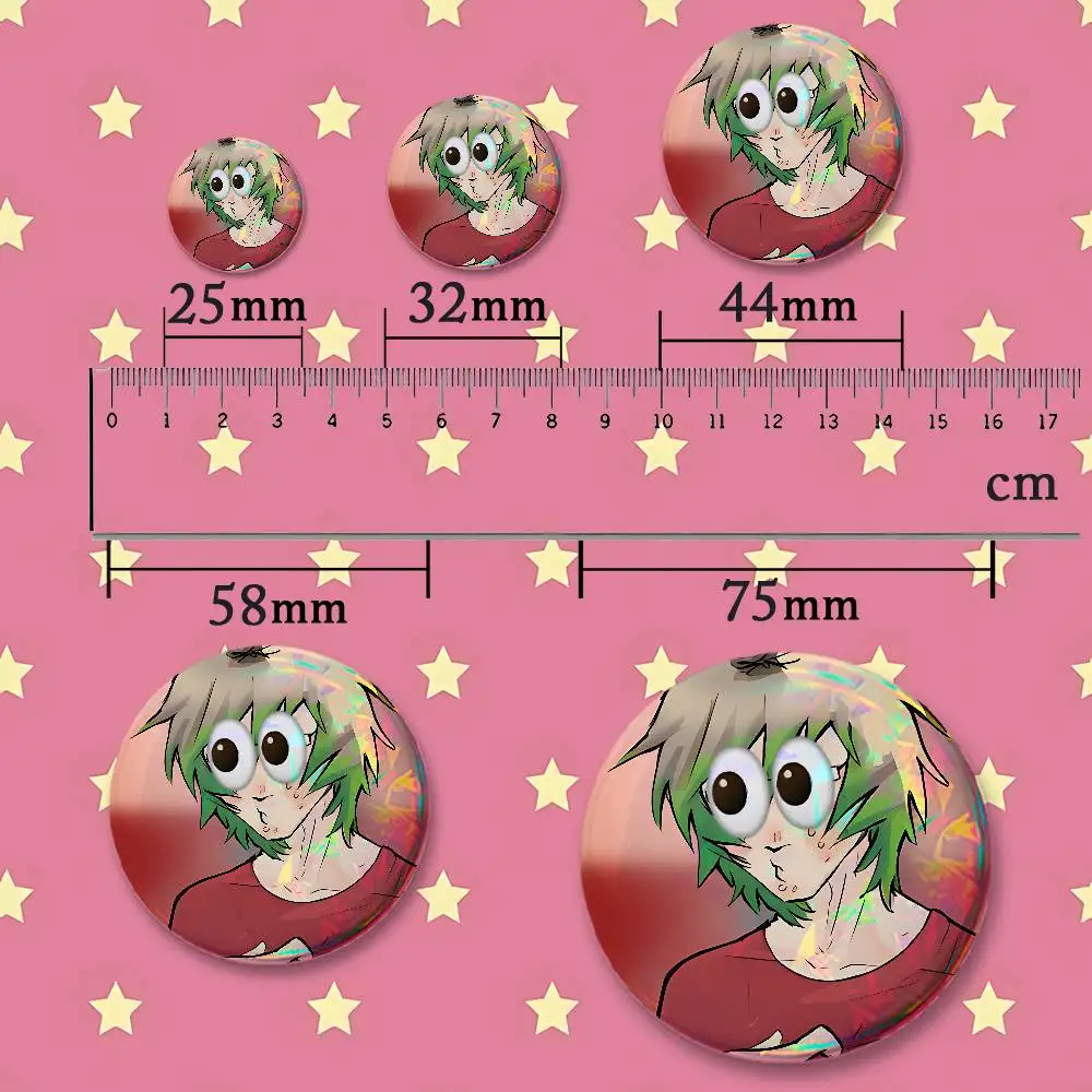 Artist Alley Fan-made Merch Custom Badges 75mm 44mm 25mm 32mm 58mm Collect Gifts Large Oswaldo ooking For You
