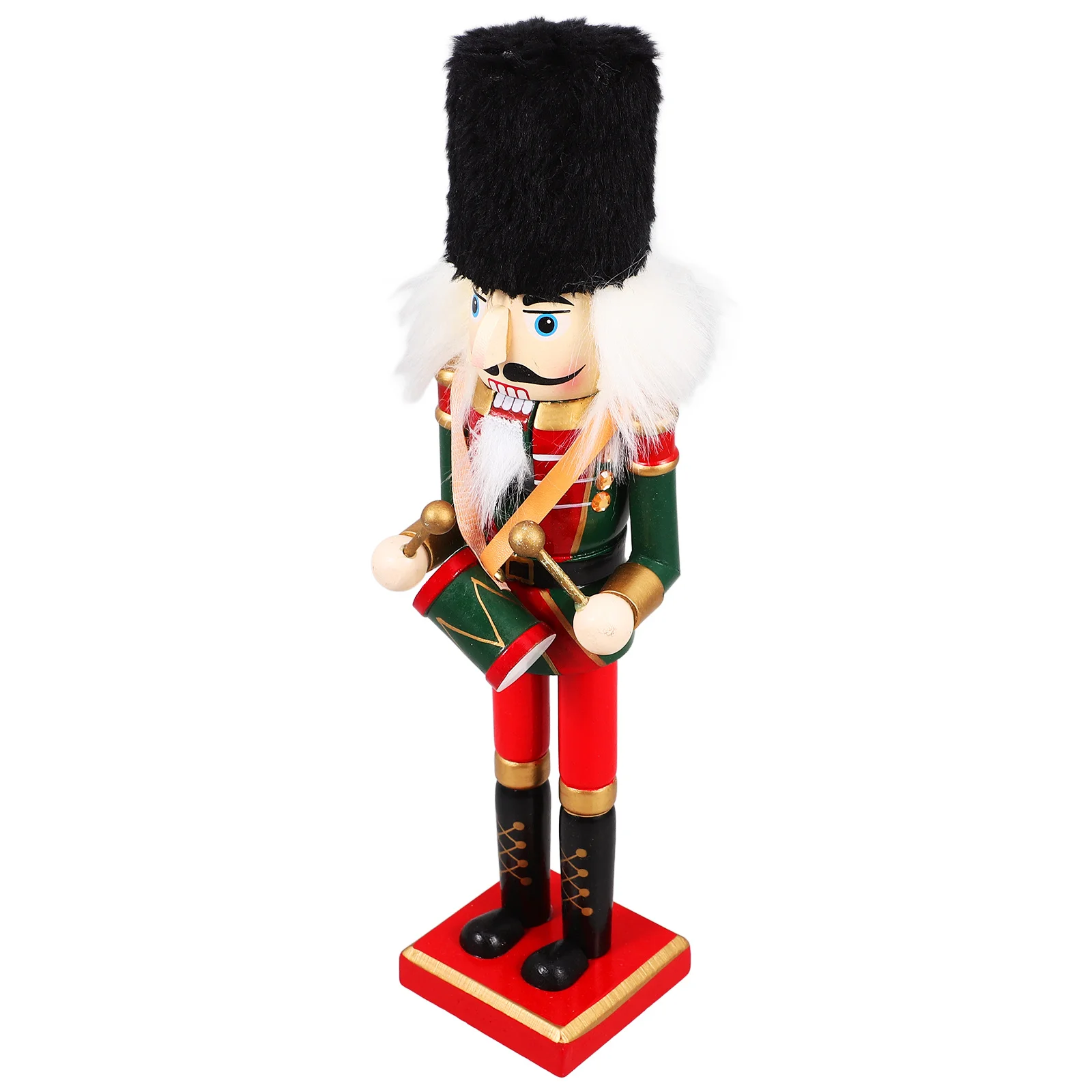 

Wooden Nutcracker Hand-Painted Xmas Nutcracker Decoration Christmas Table Ornament Festive Gift Wood Nutcrackers Decor
