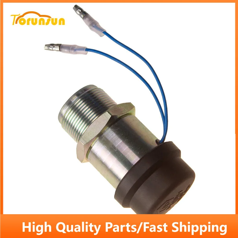 12V Fuel Shutoff Stop Solenoid 30A87-00060 for Mitsubishi K3B K3E K4D S3L S3L2Y1 Engine