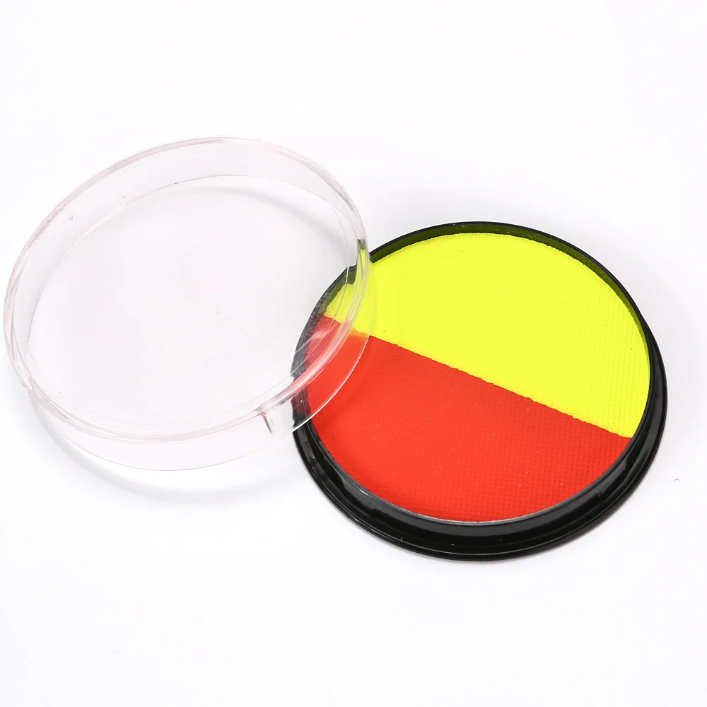 30g double color face paint block single box water-soluble body painting